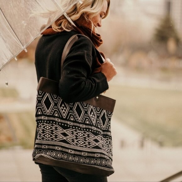 New, Jewell By Thirty One, Reversible Cotton Knit Tote Bag - Picture 16 of 16